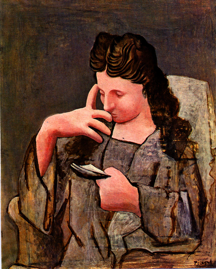 Picasso Seated woman. Olga 1920